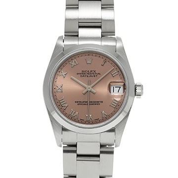 ロレックス デイトジャスト 68240 ピンク ユニセックス 時計 【中古】【wristwatch】
