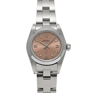 ロレックス オイスターパーペチュアル レディ 24 76080 ピンク レディース 時計 【中古】【wristwatch】