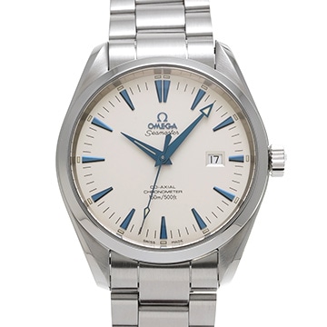 オメガ シーマスター アクアテラ コーアクシャル Lサイズ 2502.33 シルバー メンズ 時計 【中古】【wristwatch】