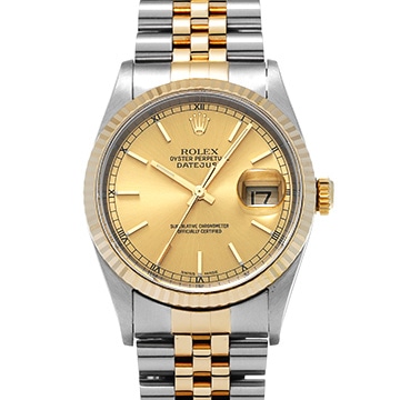 ロレックス デイトジャスト 36 16233 シャンパン メンズ 時計 【中古】【wristwatch】