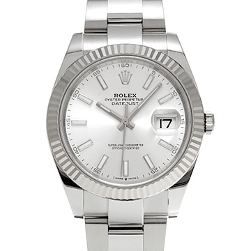 ロレックス デイトジャスト 41 126334 シルバー メンズ 時計 【中古】【wristwatch】