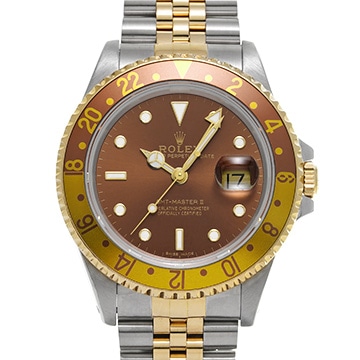 ロレックス GMTマスターII 16713 ブラウン メンズ 時計 【中古】【wristwatch】