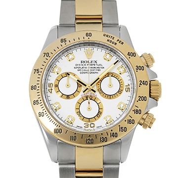 ロレックス コスモグラフ デイトナ 116523G ホワイト/ダイヤモンド メンズ 時計 【中古】【wristwatch】