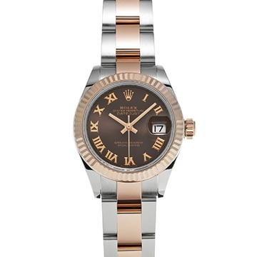ロレックス レディ デイトジャスト 28  279171 チョコレートブラウン レディース 時計 【中古】【wristwatch】