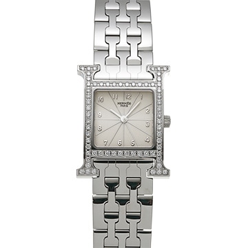 エルメス Hウォッチ HH1.230 アイボリー レディース 時計 【中古】【wristwatch】