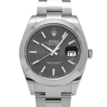 ロレックス デイトジャスト 41 126300 スレート メンズ 時計 【中古】【wristwatch】