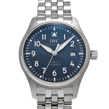 IWC パイロットウォッチ マーク XX IW328204 ブルー メンズ 時計 【中古】【wristwatch】