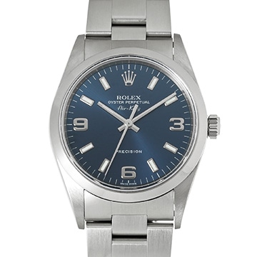 ロレックス エアキング 14000M ブルー メンズ 時計 【中古】【wristwatch】