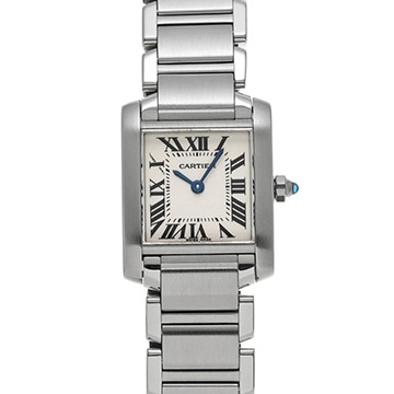 カルティエ タンクフランセーズ SM　 W51008Q3 シルバー レディース 時計 【中古】【wristwatch】