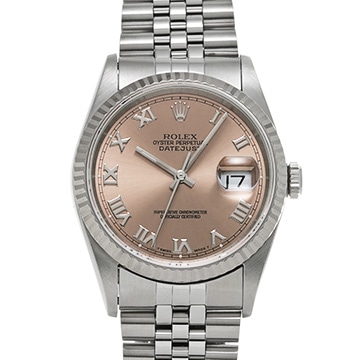 ロレックス デイトジャスト 36 16234 ピンク メンズ 時計 【中古】【wristwatch】