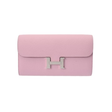 エルメス コンスタンスロング トゥーゴー モーヴジルベストル ヴォーエプソン ユニセックス 財布 【未使用】【purse】