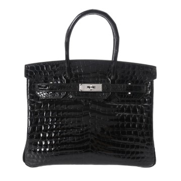 エルメス バーキン 30 ブラック ニロティカスリセ レディース バッグ 【中古】【bag】