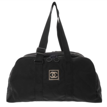 シャネル スポーツ ボストンバッグ ブラック A19976 ナイロン レディース バッグ 【中古】【bag】