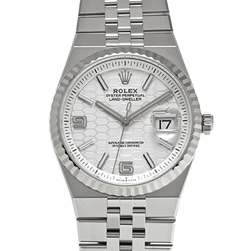 ロレックス ランドドゥエラー 36 127234 インテンスホワイト メンズ 時計 【中古】【wristwatch】