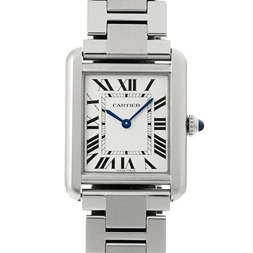 カルティエ タンク ソロ SM W5200013 シルバー レディース 時計 【中古】【wristwatch】