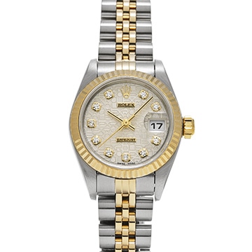 ロレックス デイトジャスト 79173G シルバーコンピュータ/ダイヤモンド レディース 時計 【中古】【wristwatch】