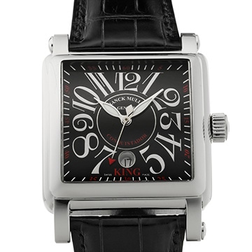 フランクミュラー コンキスタドール コルテス キング 10000KSC ブラック メンズ 時計 【中古】【wristwatch】