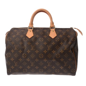 ルイ ヴィトン モノグラム スピーディ 35 ブラウン M41524 モノグラムキャンバス レディース バッグ 【中古】【bag】