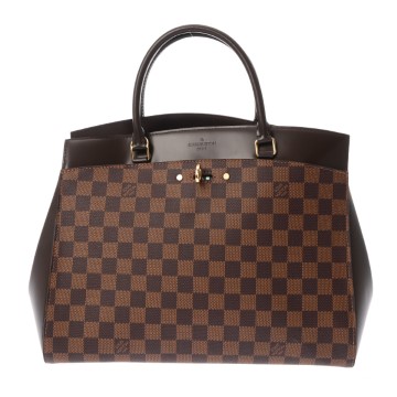 ルイ ヴィトン ダミエ リヴォリ MM ブラウン N41150 ダミエキャンバス レディース バッグ 【中古】【bag】