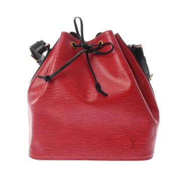 ルイ ヴィトン エピ プチノエ カスティリアンレッド/ノワール M44172 レザー レディース バッグ 【中古】【bag】