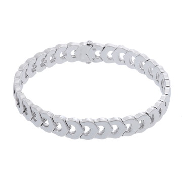 カルティエ Cドゥ ブレスレット  シルバー N6025900 K18ホワイトゴールド WG レディース ジュエリー 【中古】【jewelry】