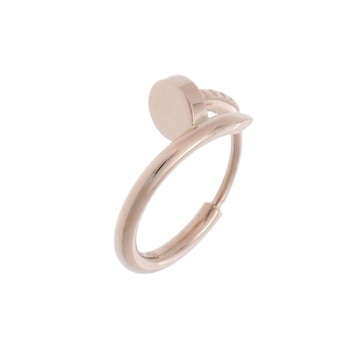 カルティエ ジュストアンクル シングル ピアス ゴールド K18ピンクゴールド PG レディース ジュエリー 【中古】【jewelry】