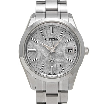 シチズン エコドライブ AQ4100-57B シルバー メンズ 時計 【中古】【wristwatch】