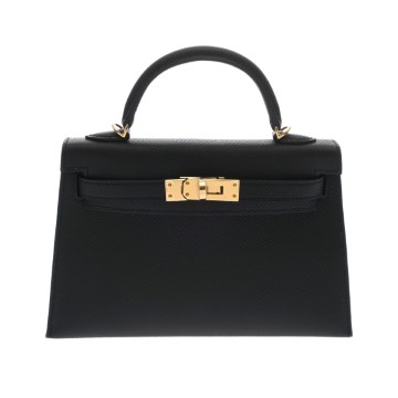 エルメス ミニケリー2 2WAY ブラック ヴォーエプソン レディース バッグ 【新品】【bag】