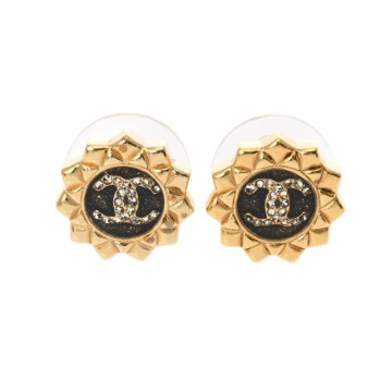 シャネル ピアス ゴールド AB5796 メタル/クリスタル レディース ジュエリー 【中古】【jewelry】