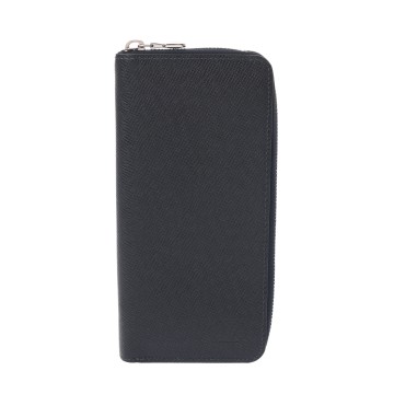 ルイ ヴィトン タイガ ジッピーウォレット ヴェルティカル ブルーマリーヌ M30510 レザー レディース 財布 【中古】【purse】