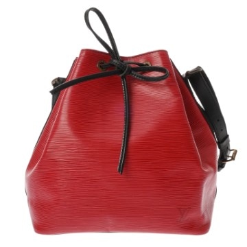ルイ ヴィトン エピ プチノエ カスティリアンレッド/ノワール M44172 レザー レディース バッグ 【中古】【bag】