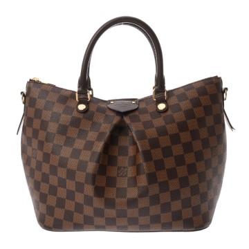 ルイ ヴィトン ダミエ シエナ PM 2WAY エベヌ N41545 ダミエキャンバス レディース バッグ 【中古】【bag】