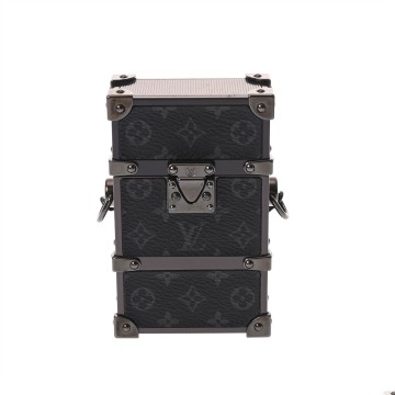 ルイ ヴィトン モノグラムエクリプス トランクボックス ブラック M80222 モノグラムキャンバス メンズ バッグ 【中古】【bag】