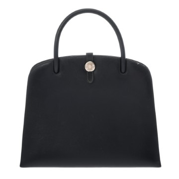 エルメス ダルヴィ MM ブルーインディゴ ボックスカーフ レディース バッグ 【中古】【bag】