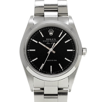 ロレックス エアキング 14000M ブラック メンズ 時計 【中古】【wristwatch】