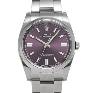 ロレックス オイスターパーペチュアル 36 116000 レッドグレープ メンズ 時計 【中古】【wristwatch】