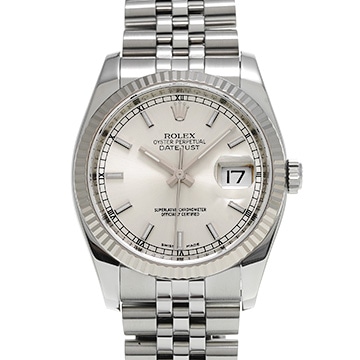 ロレックス デイトジャスト 116234 シルバー メンズ 時計 【中古】【wristwatch】