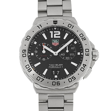 タグ ホイヤー フォーミュラ1 クォーツ アラーム WAU111A.BA0858 グレー/ブラック メンズ 時計 【中古】【wristwatch】