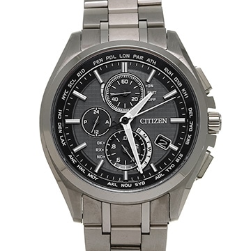 シチズン アテッサ エコ・ドライブ AT8040-57E グレー メンズ 時計 【中古】【wristwatch】