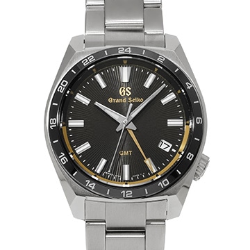 グランドセイコー スポーツコレクション クォーツ GMT 140th SBGN023 ブラック メンズ 時計 【中古】【wristwatch】