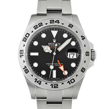 ロレックス エクスプローラーII 216570 ブラック メンズ 時計 【中古】【wristwatch】