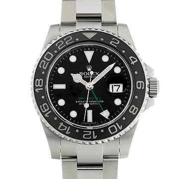 ロレックス GMTマスターII 116710LN ブラック メンズ 時計 【中古】【wristwatch】