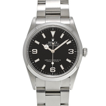 ロレックス エクスプローラー 114270 ブラック メンズ 時計 【中古】【wristwatch】