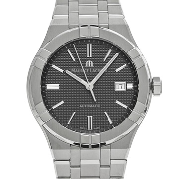モーリス ラクロア アイコン オートマティック AI6008-SS002-230-1 グレー メンズ 時計 【中古】【wristwatch】