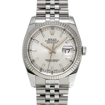 ロレックス デイトジャスト 116234 シルバー メンズ 時計 【中古】【wristwatch】
