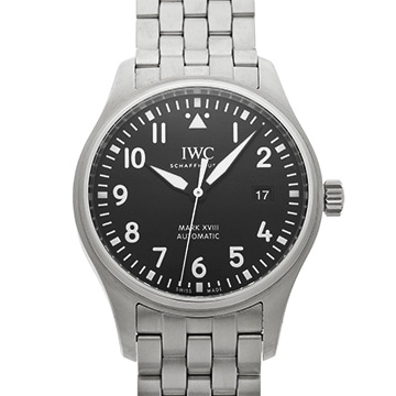 IWC パイロットウォッチ マーク XVIII IW327011 ブラック メンズ 時計 【中古】【wristwatch】