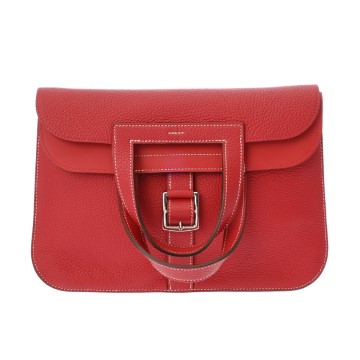 エルメス アルザン 31 ルージュカザック トリヨンクレマンス レディース バッグ 【中古】【bag】
