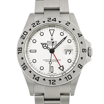 ロレックス エクスプローラーII 16570 ホワイト メンズ 時計 【中古】【wristwatch】