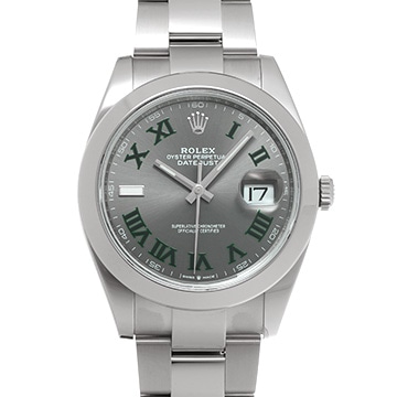 ロレックス デイトジャスト 41 126300 スレートグレー メンズ 時計 【中古】【wristwatch】