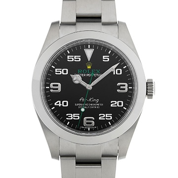 ロレックス エアキング 116900 ブラック メンズ 時計 【中古】【wristwatch】